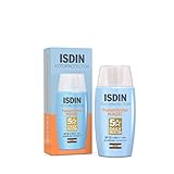 ISDIN Fotoprotección Fusion Water MAGIC SPF 50, Protector Solar Facial de Textura Ligera y Fase Acuosa Externa con Tacto Final Sedoso, 50ml