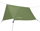 10 x 10 FT Lightweight Waterproof RipStop Rain Fly Hammock Tarp Cover Tent Shelter for Camping Outdoor Travel by W-UpBird