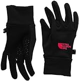 The North Face W Etip Glove Guantes, Mujer, Multicolor (Negro/Rosa), XS