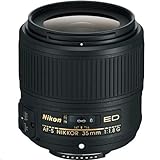 Nikon Nikkor AF-S ED 35 mm f:1.8G - Objetivo para Nikon (Distancia Focal Fija 35 mm, Apertura f/1.8-16, diámetro: 58 mm), Negro