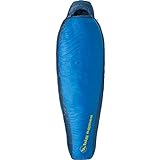 Big Agnes – Wiley SL 30 saco de dormir con 650 Downtek Fill, REGULAR LEFT, Azul