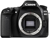 Canon EOS 80D 1263C036 - Cuerpo de la cámara digital SLR 24,2 MP, 6000 x 4000 Pixeles, CMOS, Full HD, 650 g, color negro