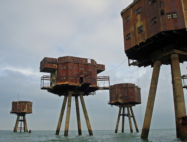 Fortalezas marinas Maunsell - 01 - Crédito usuario de Flickr Diamond Geezer