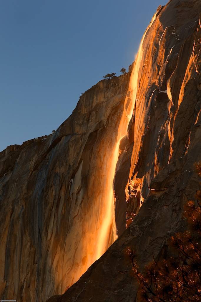 Catarata Cola de Caballo en Yosemite