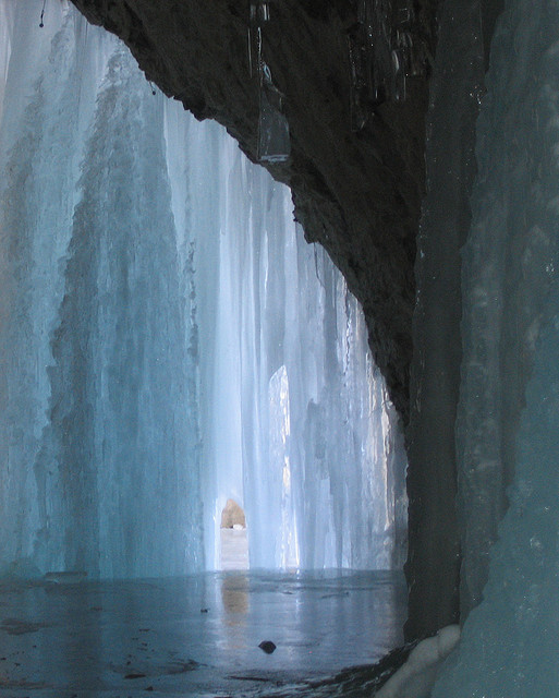 Cuevas de hielo, Tignes, Francia