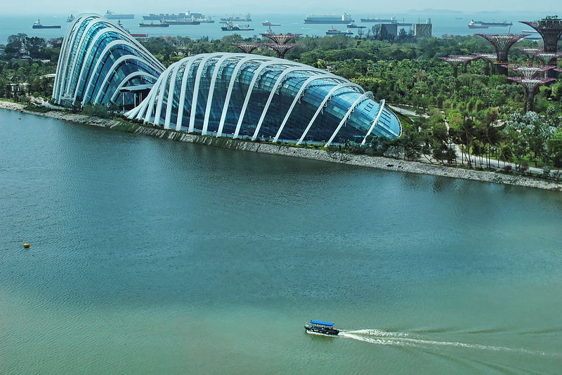 Gardens by the Bay – another view from The Singapore Flyer