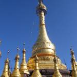 Golden summit - Taung Kalat - Myanmar, Burma