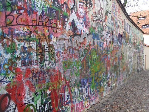 Prague lennon wall