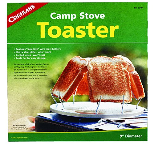 Coughlan's Camp Stove Toaster - Hornillo portátil para acampada, color plateado 7