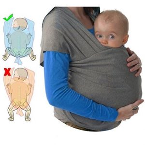 Fular portabebés elastico para llevar al bebé ✮ fulares para hombre y mujer ✮ tonga pañuelo portabebe ajustable ✮ Lleve a su bebe cerca de su corazón 4