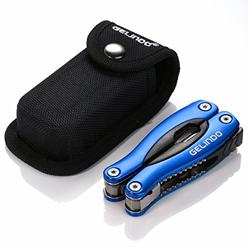 Gelindo Premium Pocket Multitool With Sheath, Knife, Pliers, Saw & More 2