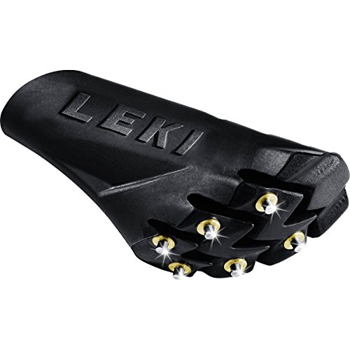 Leki Spikes Silent - Almohadilla de goma para bastones de senderismo, color negro 4