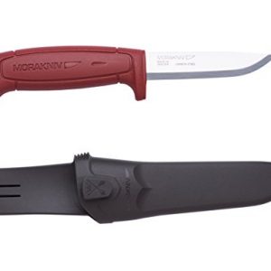 Morakniv Craftline Basic 511 Fixed Utility Knife with Carbon Steel Blade and Combi Sheath, 3.6" 1