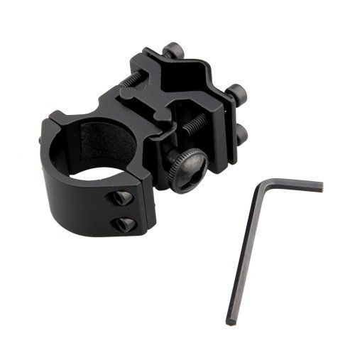 Sonline Montura para Visor linterna clip Clamp Holder aluminio de escopeta rifle 2