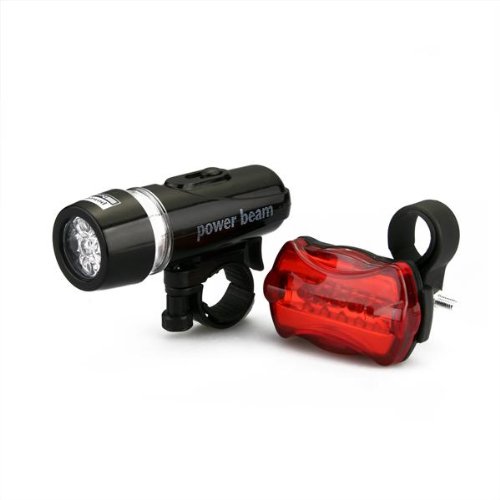Love2pedaluk ® - Faro LED para bicicleta luces de bicicleta delantera Eje trasero, - Piloto trasero, Super brillante - USB Batería - 5 modos, Rear 5
