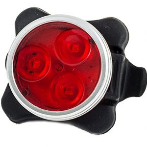 Love2pedaluk ® - Faro LED para bicicleta luces de bicicleta delantera Eje trasero, - Piloto trasero, Super brillante - USB Batería - 5 modos, Rear 1