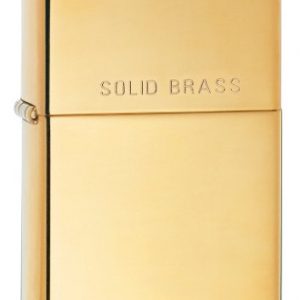 Zippo HP Brass w/ Solid Brass Engraved - 254 6