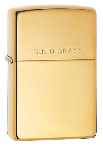 Zippo HP Brass w/ Solid Brass Engraved - 254 2