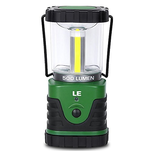 LE 500lm Outdoor LED Lantern, 3 Modes, Portable, Battery Powered, IPX4 (Splash-proof), Shockproof/Skid proof, Home/Garden Lanterns for Hiking/Camping/Emergencies/Hurricanes/Outages 4
