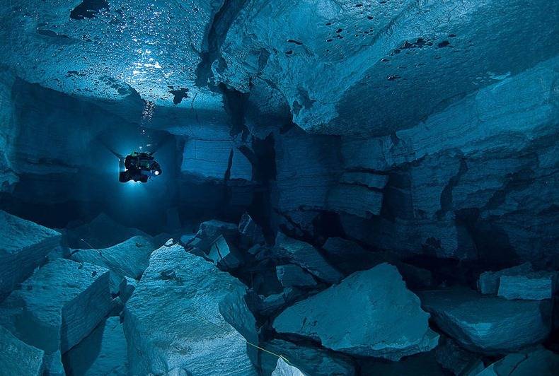 Orda Cave World's Longest Underwater Gypsum Cave in Russia