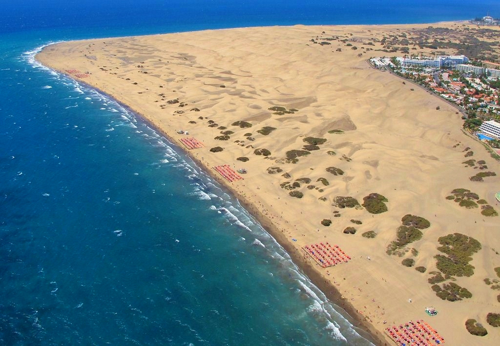 Las dunas de Maspalomas, España