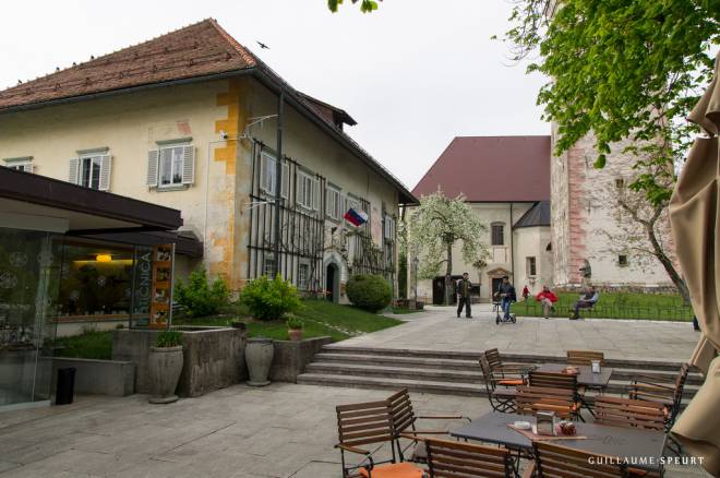Square on Bled island (Bled, Slovenia, 2015)