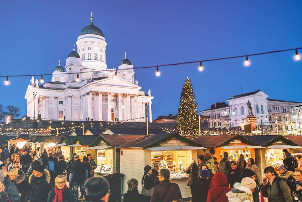 Mercado de navidad de Helsinki