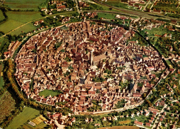 Nördlingen - Air View (Postcard)