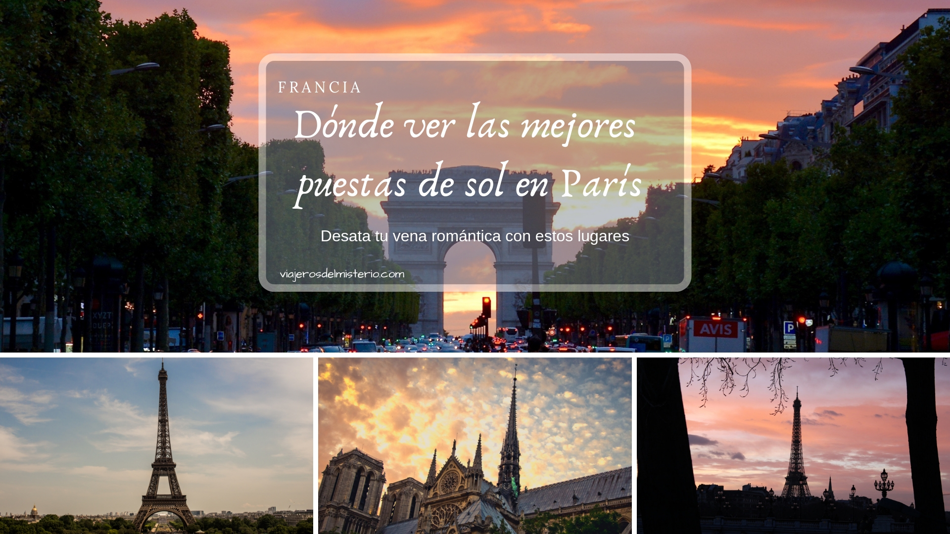 Dónde ver las mejores puestas de sol en París