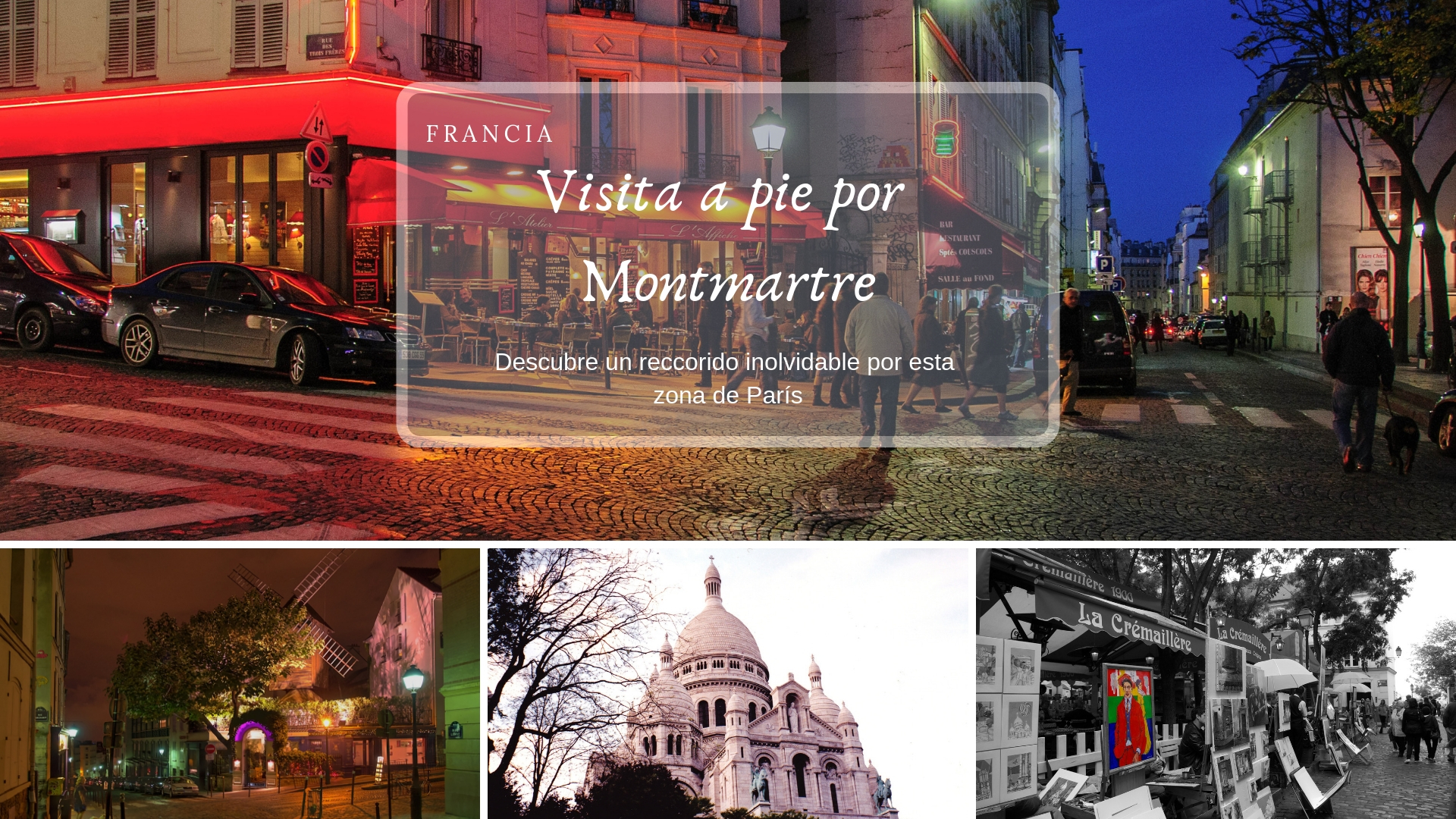 Visita a pie por Montmartre, París