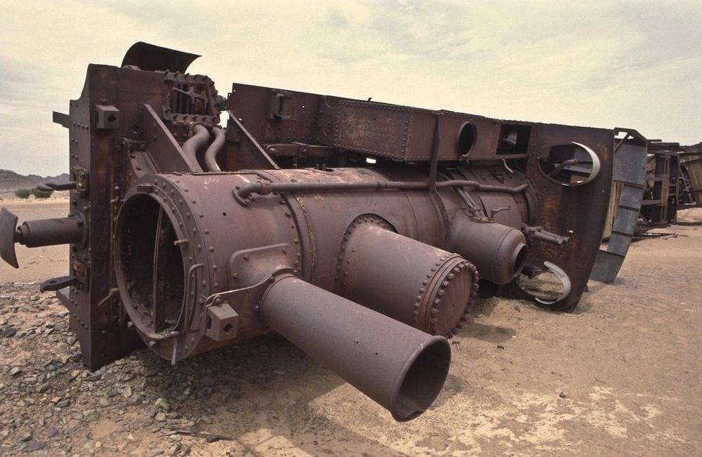 El abandonado Ferrocarril del Hiyaz en Arabia Saudita