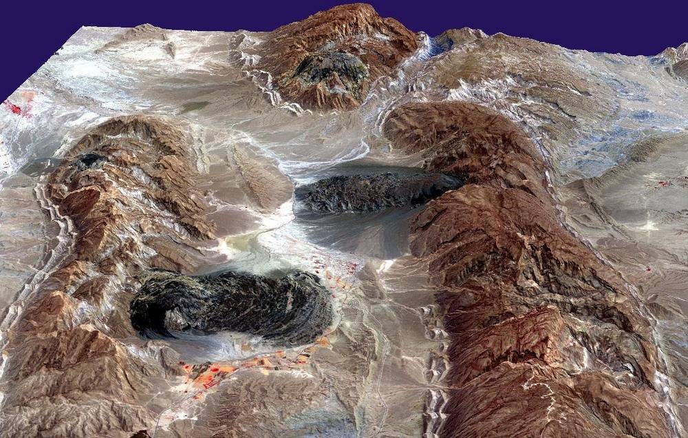 Las cúpulas y glaciares de sal de Irán