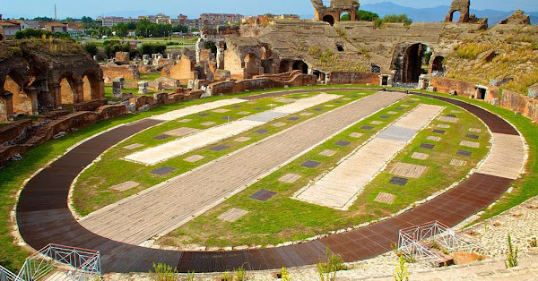 Anfiteatro de Capua: El primer anfiteatro romano, Italia 1