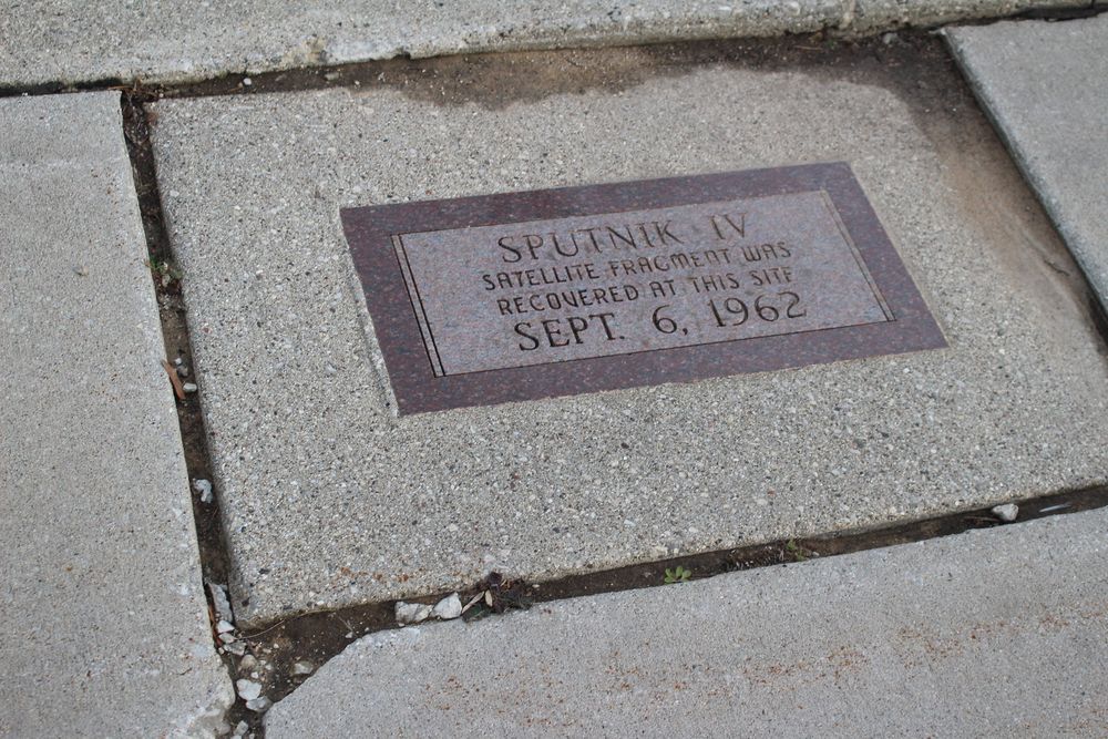 Un fragmento de Sputnik en Manitowoc, Wisconsin, EE. UU.