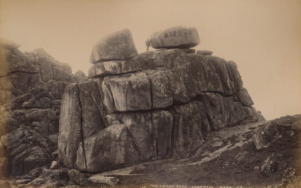 La roca Logan de Treen, Inglaterra 3